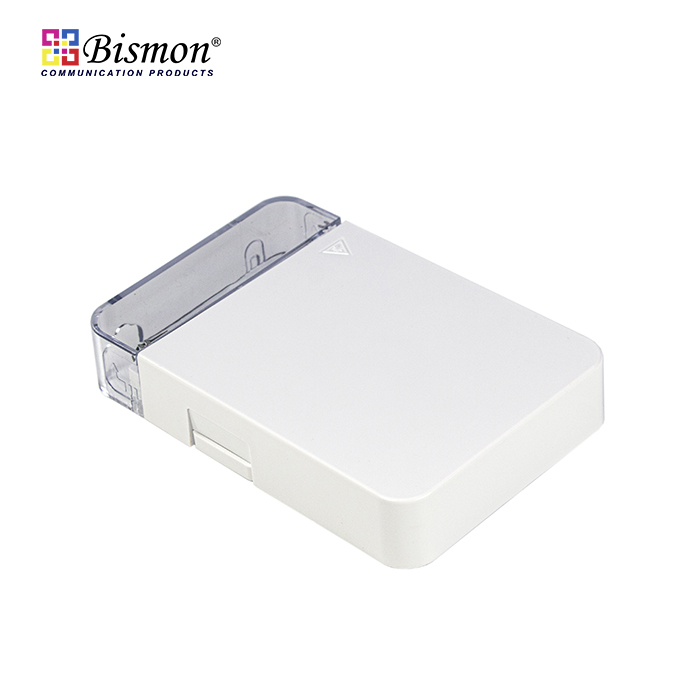 กล่องเก็บสาย fiber optic 1 Port Optical Fiber Wall Outlet FTTx Box with cover(กล่องเปล่า)